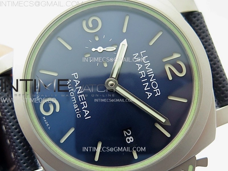 PAM1117 70 Years Ti Case TTF Best Edition Blue Dial on Blue Kevlar Composite Strap P.9010 Clone